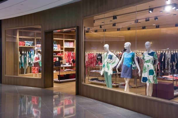 Commercial Retail space with mannequins